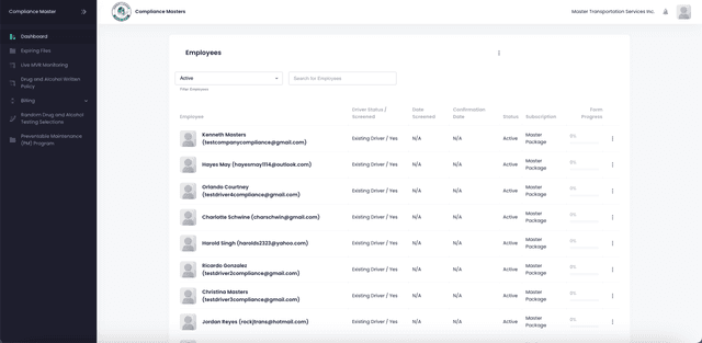 Digital Compliance Dashboard